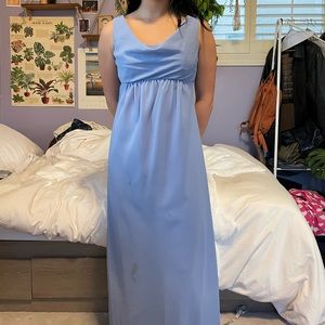 PERIWINKLE BLUE EVENING GOWN